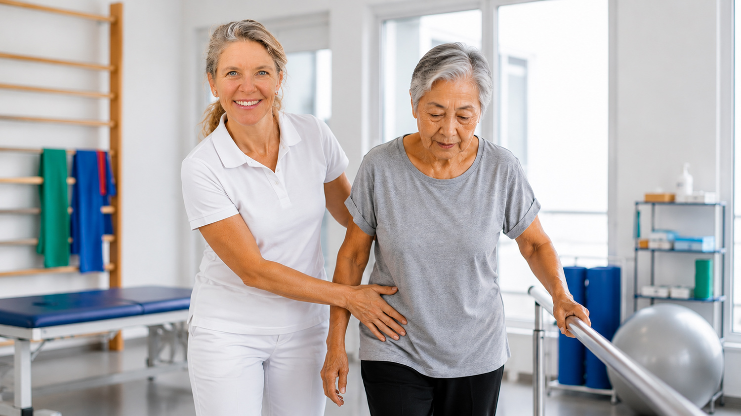 Großamplitudiges Bewegungstraining bei Parkinson in der Praxis Julia Wilken in Leverkusen